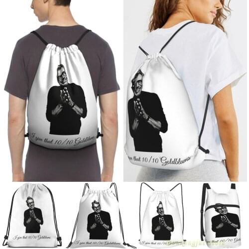 Jeff Goldblum Women Purpose Drawstring Backpack Bags Men Outdoor Travel Backpacks For Gym Training Swimming Fitness Bag