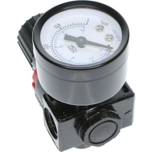 1pc AR-2000 Pneumatic Filter Air Treatment Unit Pressure Regulator Compressor Reducing Valve Oil Water Separation AR2000 Gauge