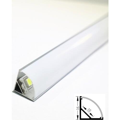 8pcs DHL 1m led strip aluminum profile for 10mm pcb 5050 5630 led strip housing aluminum channel with cover end cap and clips