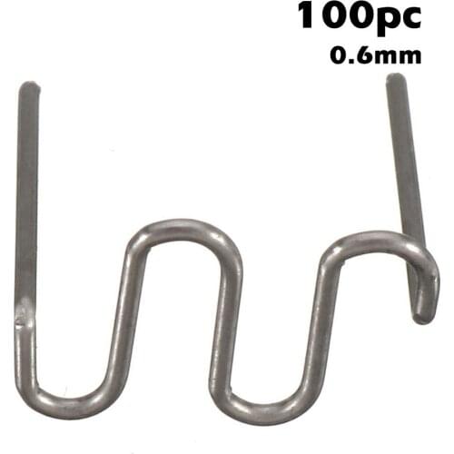 100pcs Car Bumpers Plastic Welding Machine Repairing Waves Staple Welding Wire Plastic Welders Studs Repairing Machine Mending