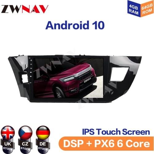 Android 10 Car Radio GPS Navigation Multimedia Player For Toyota Levin 2013+ Car Head Unit Radio Player Tape Recorder No CD DVD