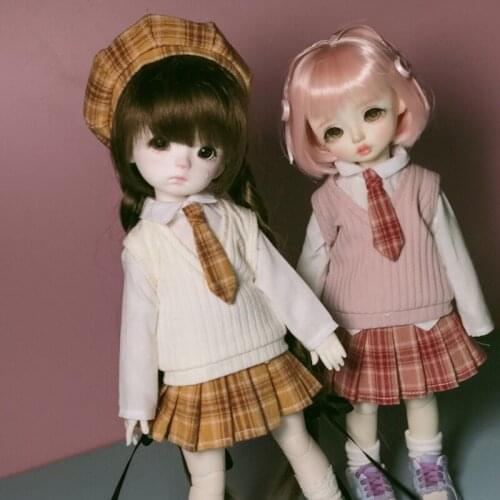 BJD baby clothes 1/6 points baby clothes suit uniform school uniform dollclothes