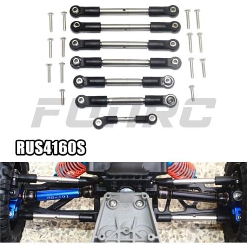 GPM 1/10 RUSTLER VXL 67076-4 F-150 58064-2 SLASH LCG 68086-21 Metal thickened positive and negative teeth Full car rod