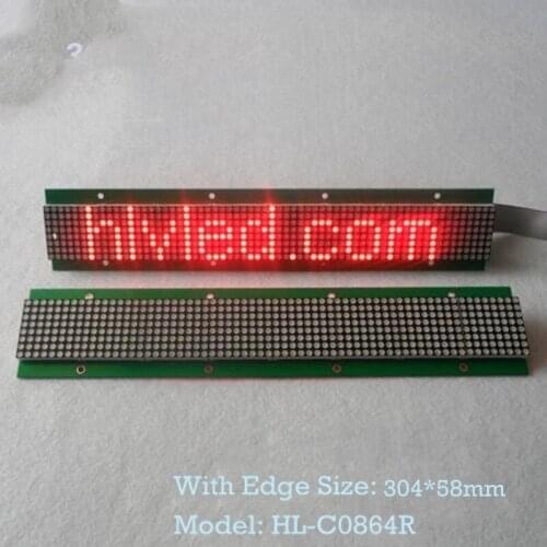 Φ3.75 LED Dot Matrix 8*64 dot matrix with edge dot matrix board P4.75 module dot matrix screen constant current dot matrix