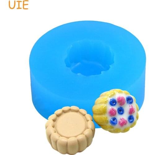 GYL122U French Charlotte Macaron Tart (15mm) Silicone Mold Flexible Mold - Miniature Food, Sweets, Jewelry