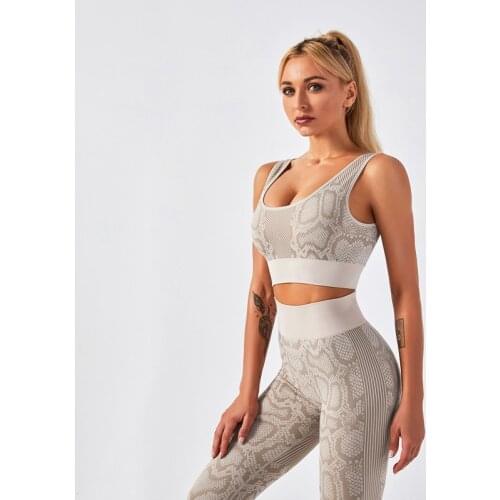 SOISOU New Seamless Womens Tracksuit Sportswear High Waist Trouser Suits Tight Yoga Set Female Clothing Breathable Womens Suit