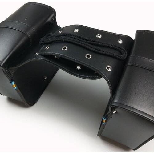 For Harley Touring Sportster Saddle bags Leather Motorbike Tool Bag Luggage Bags KTM cafe racer KAWASAKI Z900 R1 Motorcycle bag