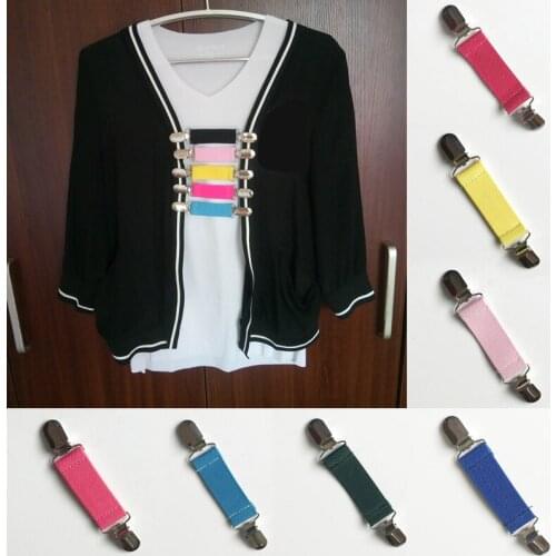 Metal Elastic Dress Pants Clips Non-Slip Garment Waistband Extender Clothes Clip Multifunction For Fixed Bed Sheet Sofa Goloves