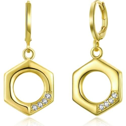 New Arrival Gold Color Earrings for Women Hot Sell Trendy Christmas Gift Korea Personality Jewelry Gift