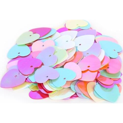 Mixed Color 250pcs Size 16x17mm Loose Sequins for DIY Craft Clothing Accssory Scrapbooking Wedding Party Supplies Jewelry Making