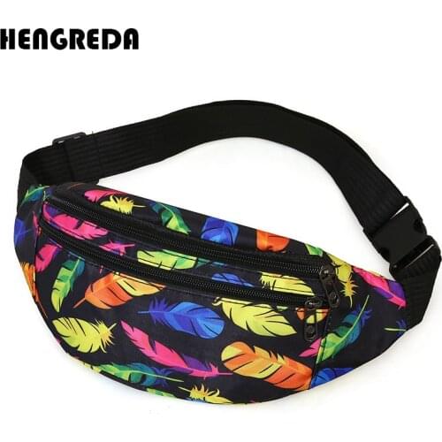 Women Belt Bag Fanny Pack Banana Waist Bags 2020 Hengreda Men Crossbody Waistbag Hip Bum Pouch for Travel Beach Phone Holder