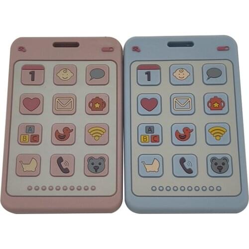 Food Grade Silicone Newborn Teether Various Shapes BPA Free Baby Teething Care Training Toys DIY Jewelry Chewing Nursing Pendant