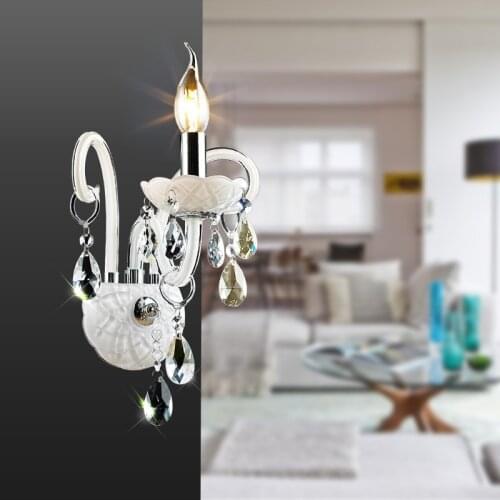 Luxury Wall Sconce Lighting European-style wall lights mirror front lamp bedside lamp crystal lamp Wall lamp bedroom