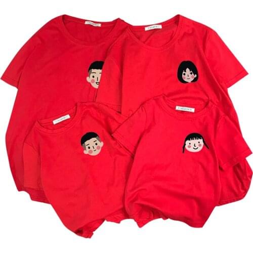 Family Mom and Baby Girl Matching Clothes Summer Tshirt Mother and Daughter Clothes Sisters Cute Camiseta Clothes AE50FC