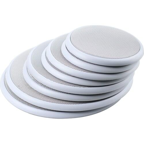 4 Inch 5Inch 6.5 Inch 8 Inch White Speaker Grille mesh enclosure Speaker Metal Net Cover For Home White Audio Car Metal DIY 2pcs