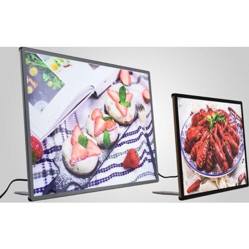 Ready to Ship In Stock Fast Dispatch led lightbox a3 large led light box for advertising transparent led menu board display