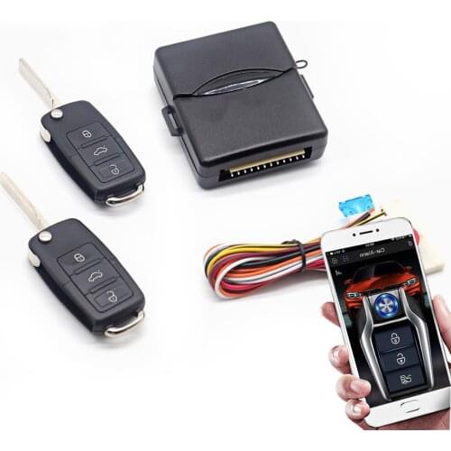 Universal Car Centralization Central Lock Remote Control With Phone Keyless Entry System Trunk Opened APP Mobilephone Control