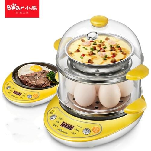 Bear Egg Boiler Automatic Power-off Household Electric Cooker Fried Eggs Double Boiled Egg Mini Steamed Custard Machine