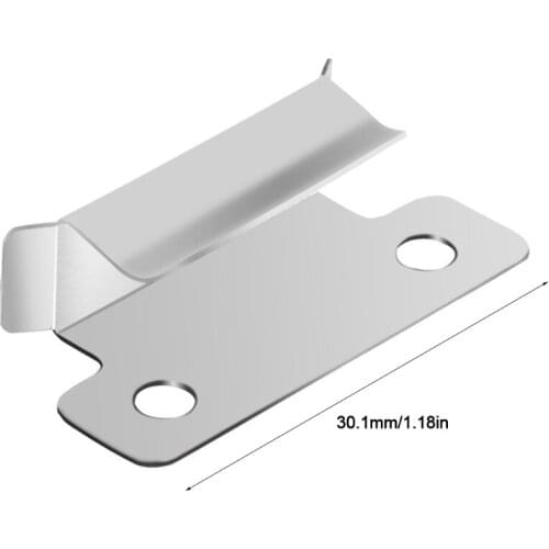 3D Printer Heated Bed Clamps Clips for 7mm Glass Bed Heatbed PEI Spring Steel Sheet Fixing 10pcs Stainless Steel HCCY