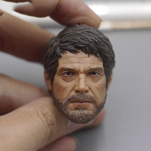 1/6 Joel Head Sculpture of the Last Days of America Normal Edition for 12 inch action figure body accessory model