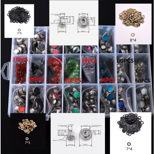 1 box 540pcs Scissors Screws sets mix Scissor Stoppers in Box Haircutting Styling Scissors Accessories Bumpers Silenciador