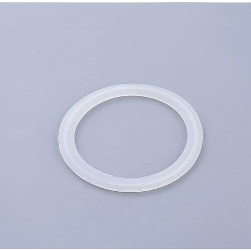 5PCS Fit 63mm Pipe x 77.5mm Ferrule OD Sanitary 2.5" Tri Clamp Ferrule Silicone Sealing Strip Gasket Ring Washer For Homebrew