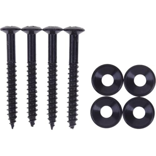 A5KC Set of 4 Neck Joint Bushings and Bolts for Electric Guitar Electric Guitar Parts with Matching Screws