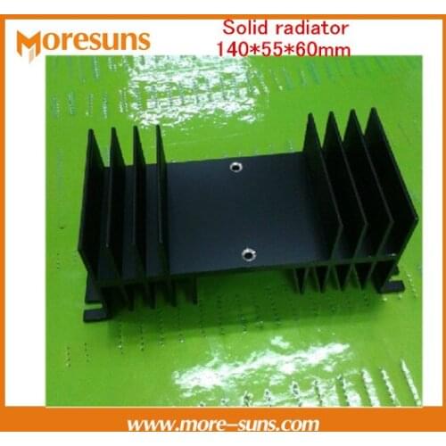 Fast Free Ship 2pcs/lot Wholesale aluminum radiator/Solid radiator 140*55*60mm Custom heatsink