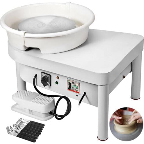 220V Ceramic Wheel Machine 300W Electric Pottery 25cm Ceramic Wheel Machine Wheel Machine DIY Adjustable Feet
