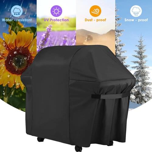 BBQ Grill Cover, Weather Resistant, UV and Waterproof, Oxford Cloth, Barbecue Gas Covers Outdoor Protector, 60 X 30 X 48 inch