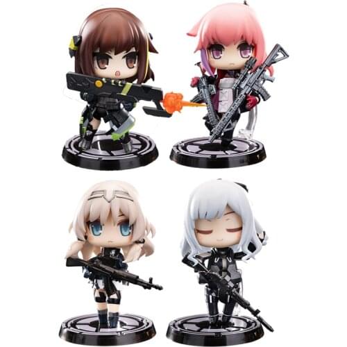 Girls Frontline Rebellious Team Q Version 10Cm Anime Game Peripherals Character Toy Cute Cartoon Collections Model