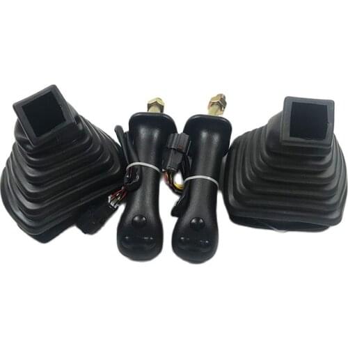 For excavator Doosan Daewoo DH215/225/300-9 DX60/260/380 joystick handle rubber three buttons excavator accessories
