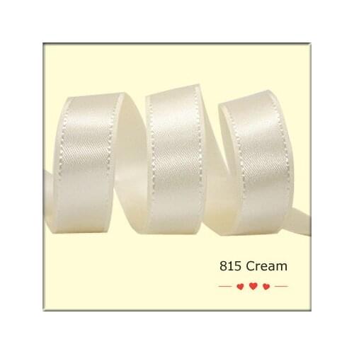 1.5" inch 38mm taffeta edge double sided satin ribbons