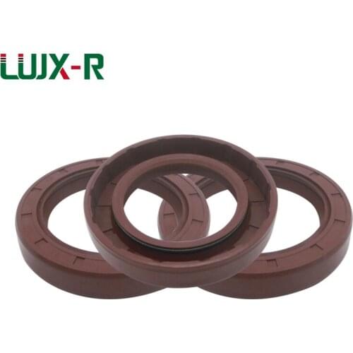 LUJX-R 1pc TC Skeleton Oil Seal Fluorine Sealing Ring Oil Proof 55x70x8/55x72x8/55x85x8-55x110x12 Radial Shaft Seal FKM Gasket