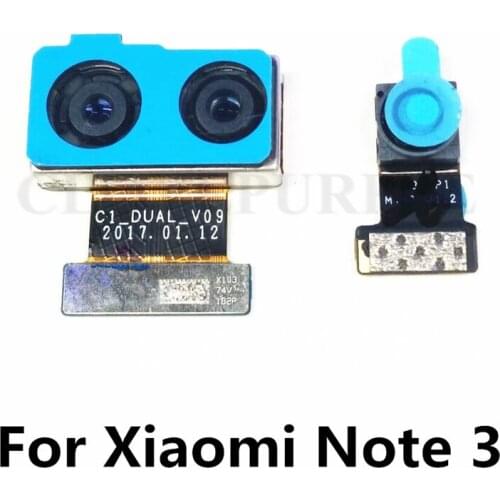 Back rear facing front Camera Flex Cable For Xiaomi Note 3 Main Big Small camera for Mi Note3