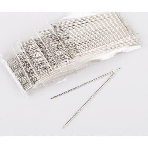 25Pcs/lot Stainless Steel Large Eye Sewing Needles Sewing Pins Set Home DIY Crafts Household Sewing Accessories