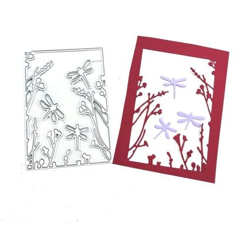 Julyarts Dragonfly Scrapbooking Dies Metal Die Cutting Stencils DIY Scrapbooking Album Decorative Embossing Paper Cards Making