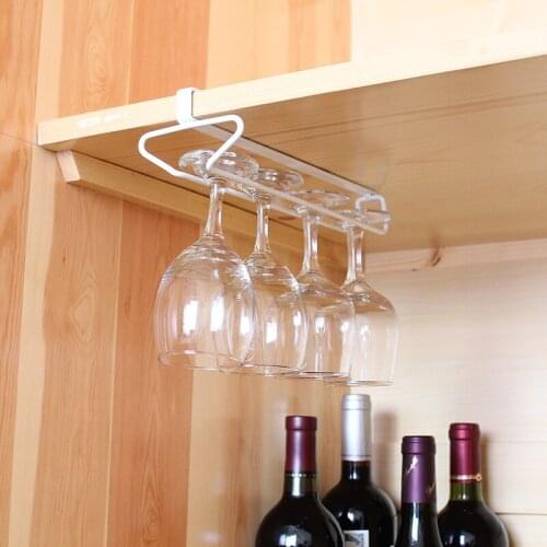 Metal Hanging Red Wine Glass Storage Rack Kitchen Goblet Organizer Drinkware Container Accessories Cups Holder Shelf Tools