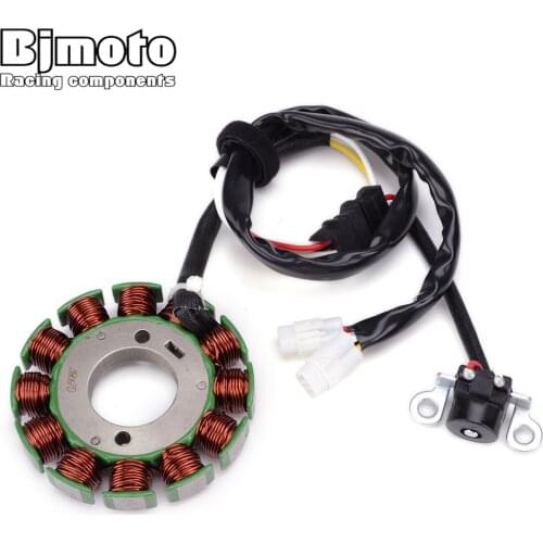 BJMOTO Motorcycle Magneto Generator Stator Coil For Yamaha WR250F WR 250 F 2004-2009/2011-2014 5UM-81410-09-00 5UM-81410-31-00
