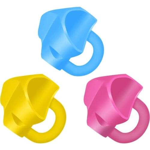 3 Finger Sets Writing Kindergarten Children Beginners Correct Grip Pen Silicone Pen Writing Help Fixture Correct Finger Position