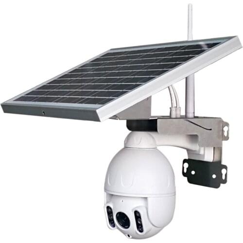 Outdoor Waterproof 1080P 4G Auto Tracking PTZ Solar Battery CCTV Camera