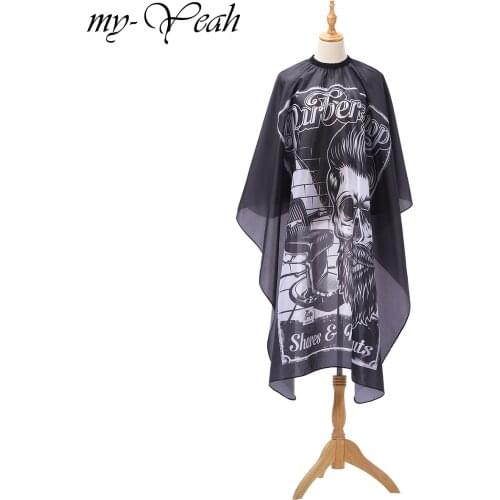 Professional Salon Hairdressing Cape Hair Cutting Wrap Waterproof Barber Hair Gown Pattern Apron Hair Styling Tool DIY Home