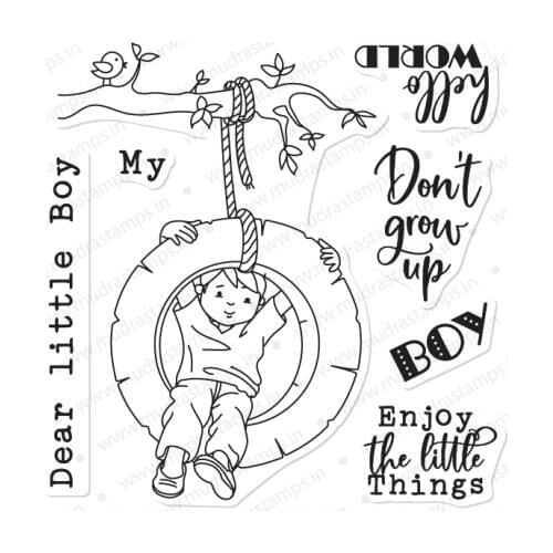 Boy Transparent Clear Silicone Stamp/Seal for DIY scrapbooking/photo album Decorative clear stamp A0400