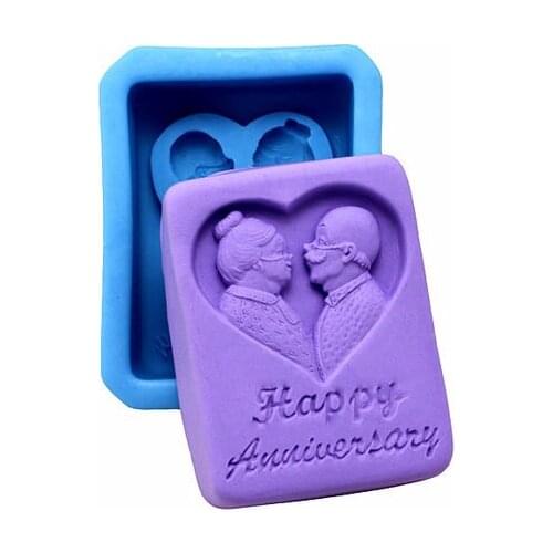 Silicone Handmade Soap Mold Chocolate Molds for Wedding Cake Decorations Soap Molds Silicone Forms Soap Making Mould Silica Gel