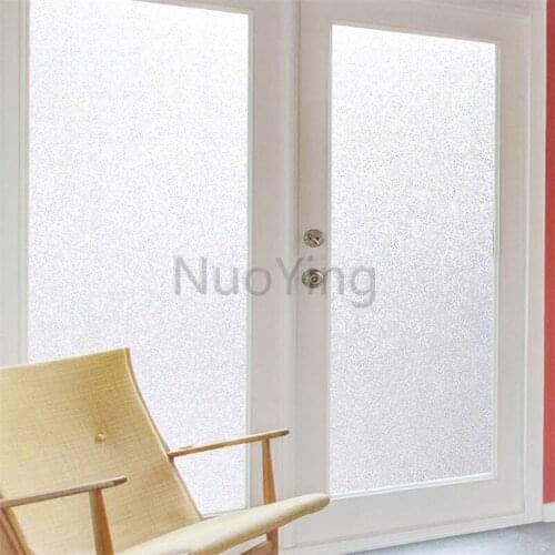 Waterproof Self-adhesive Paper Privacy Film Bedroom Bathroom Decoration Home Decoration Opaque Window Film Frosted Glass