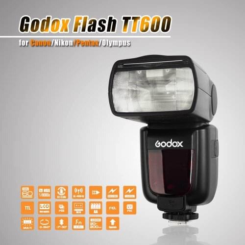 Godox TT600 Speedlite Flash with Built-in 2.4G Wireless Transmission for Canon, Nikon, Pentax, Olympus and Other Digital Cameras