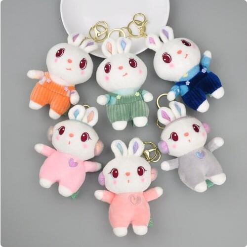 Funny Cute popular earphone rabbit bag pendant creative personality decoration good quality Doll christmpopularase birthday gift