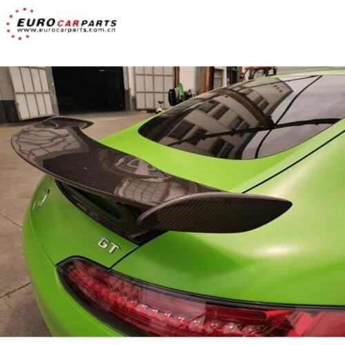 GT rear wing fit for TI GT/GTC/GTR 2013-2019year carbon fiber material GT rear spoiler with brake light double spoilers