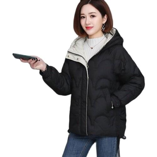 Women Winter Jacket Short Warm Parkas Female Autumn New Thickening Coat Cotton Padded Jacket Hooded Plus Size 3XL
