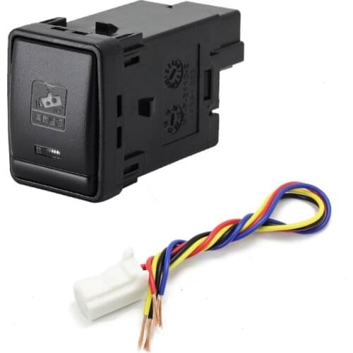 1PC Automatic headlights Front Fog Light Spotlight Tailgate music audio Switch Button For Nissan Navara